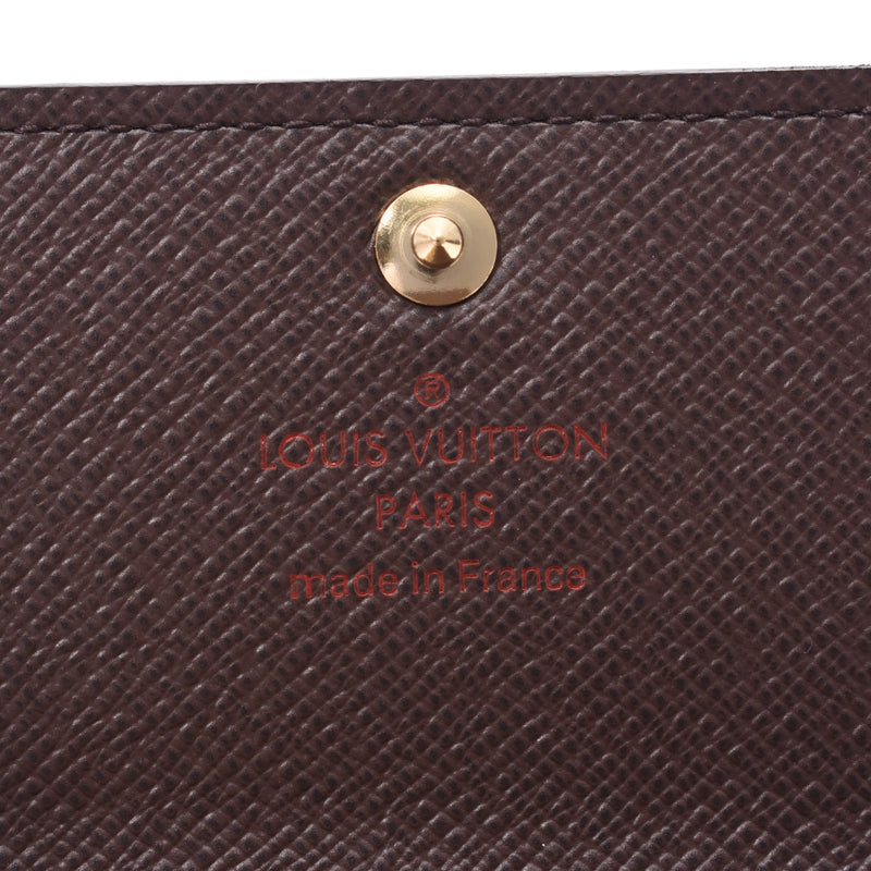 LOUIS VUITTON Louis Vuitton Damier 6 consecutive key case brown N62630 unisex key case Shindo used Ginzo