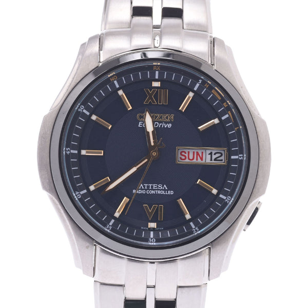 シチズンアテッサ エコドライブ メンズ 腕時計 GN-4W-S CITIZEN 中古