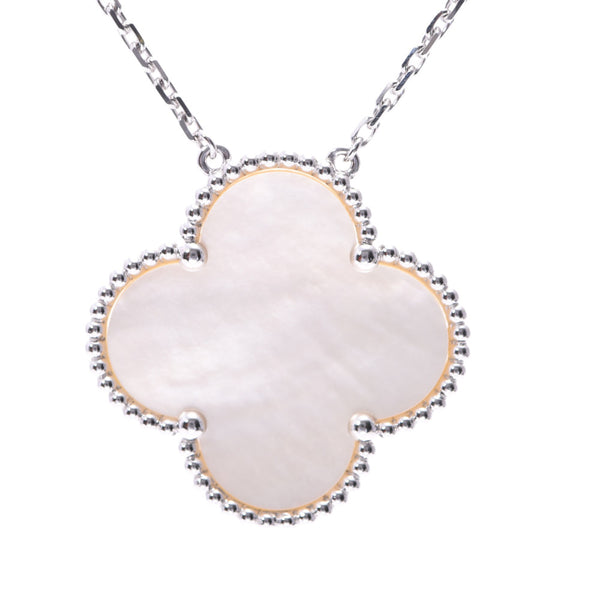 Van Cleef & Arpels Van Cleef & Arpels Van Cleef & Arpels Magic Alhambra mother of Pearl ladies K18WG necklace a rank used silver