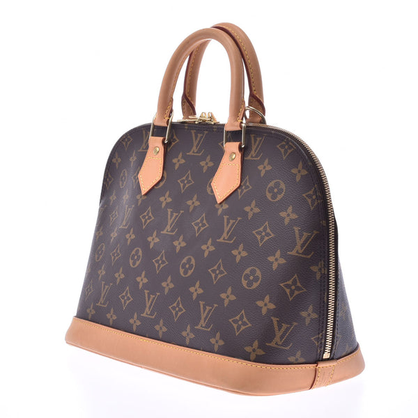LOUIS VUITTON Louis Vuitton Monogram Alma Brown M51130 Ladies Handbag AB Rank Used Ginzo