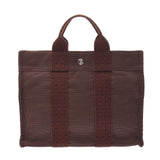 HERMES Hermes yell line PM marron unisex canvas tote bag A rank used silver storehouse