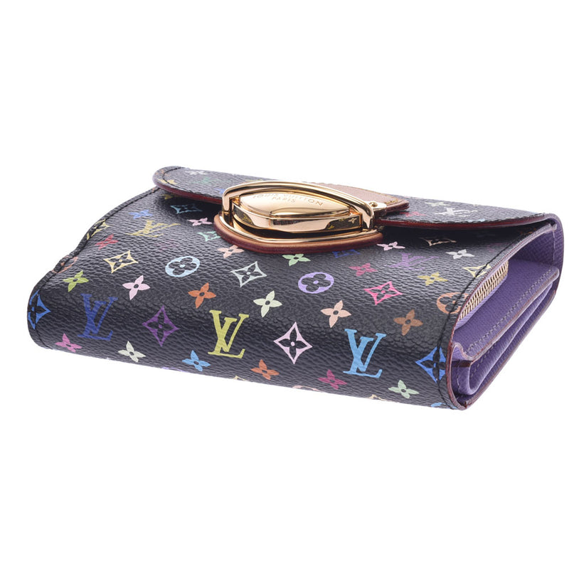 ルイヴィトンマルチカラー ポルトフォイユ ジョイ 14145 ノワール /ヴィオレ レディース 三つ折り財布 M60283 LOUIS VUITTON  中古 – 銀蔵オンライン