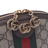 GUCCI Ohcci Beige 499621 Ladies GG Scream Canvas Shoulder Bag A Rank used silverware