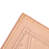路易威登（Louis Vuitton）路易威登（Louis Vuitton）护照套自然M62363中性Nume皮革卡夹Shindo二手Ginzo