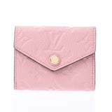 LOUIS VUITTON Monogram Amplant Portofeuil Zoe Rose Poodle M62936 Ladies Leather Tri-Fold Wallet New Ginzo