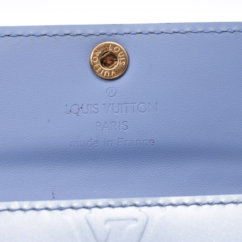 LOUIS VUITTON Louis Vuitton Verni Ladlow Coin Purse Lavender M91357 Ladies Coin Case B Rank Used Ginzo