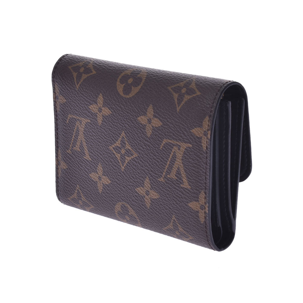 ルイヴィトンポルトフォイユ フラワー コンパクト 14145 ノワール（黒） レディース 三つ折り財布 M62578 LOUIS VUITTON 中古  – 銀蔵オンライン