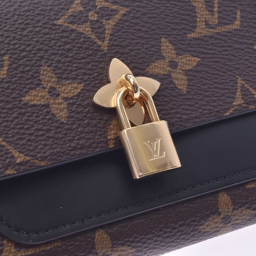 ルイヴィトンポルトフォイユ フラワー コンパクト 14145 ノワール（黒） レディース 三つ折り財布 M62578 LOUIS VUITTON 中古  – 銀蔵オンライン