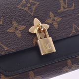 LOUIS VUITTON VUITTON, Louiston, Portuguese, Port-Fouille, Flower Compact Noir, M62578 Ladies, wallet, wallet, wallet, new, chustic, old chinzo.