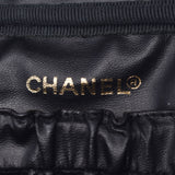 Chanel Chanel horizontal vanity bag black gold metal fittings women's caviar skin handbag AB rank second-hand silver