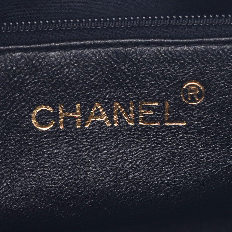 CHANEL Chanel Matrasse Chain Shoulder Bag Fringe Black Gold Hardware Ladies Lambskin Shoulder Bag A Rank Used Ginzo