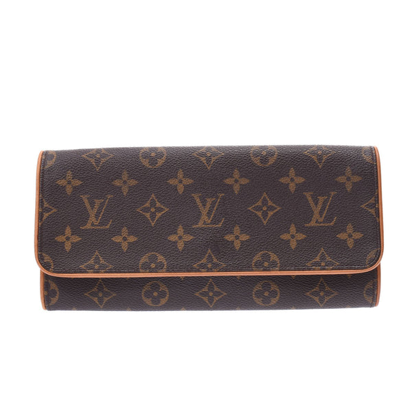 LOUIS VUITTON Louis Vuitton Monogram Pochette Twin GM Brown M51852 Ladies Shoulder Bag B Rank Used Ginzo