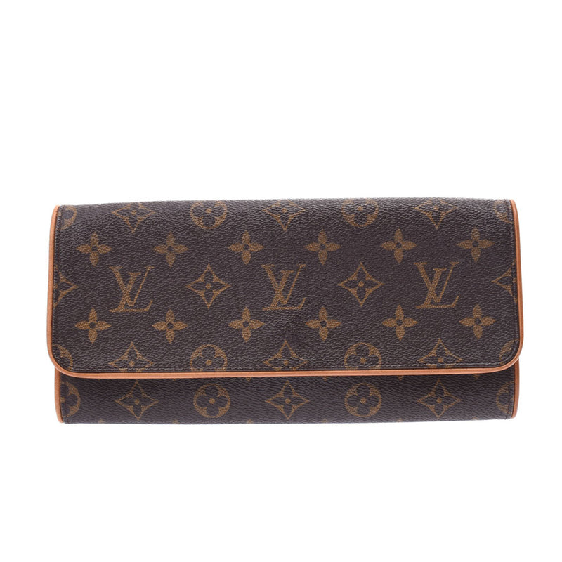 ルイヴィトンポシェットツインGM 14145 ブラウン レディース ショルダーバッグ M51852 LOUIS VUITTON 中古 – 銀蔵オンライン