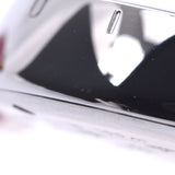 LOUIS VUITTON ルイヴィトン タンブール 10Pダイヤ Q12MG レディース SS/革 腕時計 クオーツ 赤系文字盤 Aランク 中古 銀蔵