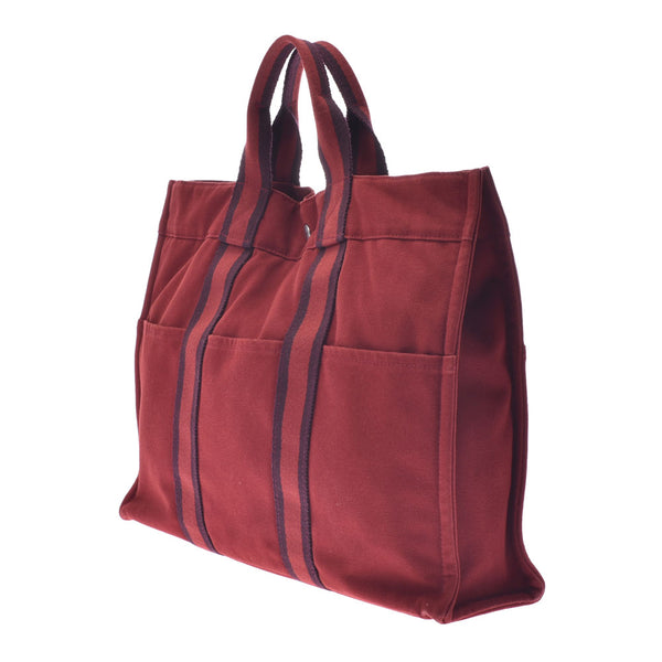 Hermes Hoodie mm red Unisex Canvas Tote Bag