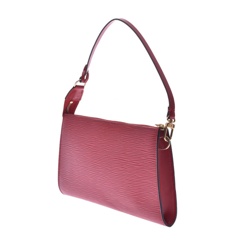 路易威登路易威登epochette accesoir红色M52957妇女配件袋AB排名用银器