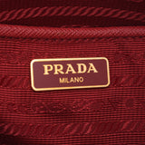PRADA Prada,Mini Pochet,Red Gold 1N1674,Ladies,Safiano,Shoulderbag A Rank,使用银器