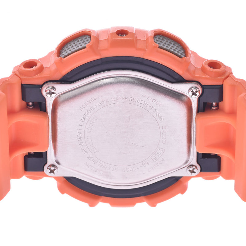 CASIO Casio BABY-G Orange BA-110SN Ladies Resin Watch Quartz Digital Dial A Rank Used Ginzo