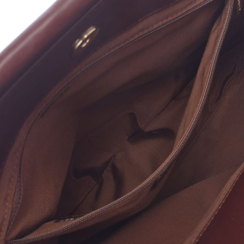 CHANEL CHANEL Cocomark Straw Bag Beige/Tea Women's Straw Handbag B Rank Used Ginzo