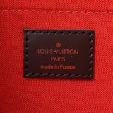 LOUIS VUITTON Louis Vuitton Damier enamel MM 2WAY bag Brown N41129 women's shoulder bag unused silver