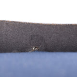 HERMES 爱马仕啤酒袋蓝色英迪格 / 黑色 + H 雕刻 （2004） 中性托瓦尔 / 皮革离合器袋 B 级二手银藏