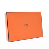 HERMES 爱马仕啤酒袋蓝色英迪格 / 黑色 + H 雕刻 （2004） 中性托瓦尔 / 皮革离合器袋 B 级二手银藏