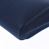 HERMES 爱马仕啤酒袋蓝色英迪格 / 黑色 + H 雕刻 （2004） 中性托瓦尔 / 皮革离合器袋 B 级二手银藏