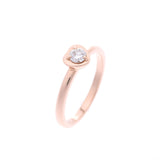卡地亚（Cartier）卡地亚（Cartier）DiamanLégerDe Heart戒指＃47 No. 7女士们K18PG /钻石戒指/戒指二手的Ginzo