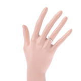CARTIER Cartier Diaman Léger De Heart Ring #47 No. 7 Ladies K18PG/Diamond Ring/Ring A Rank Used Ginzo