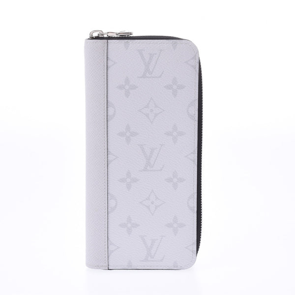 LOUIS VUITTON Louis Vuitton Tiragama Zippy Wallet Vertical Antarctica M30446 Men's Long Wallet A Rank Used Ginzo