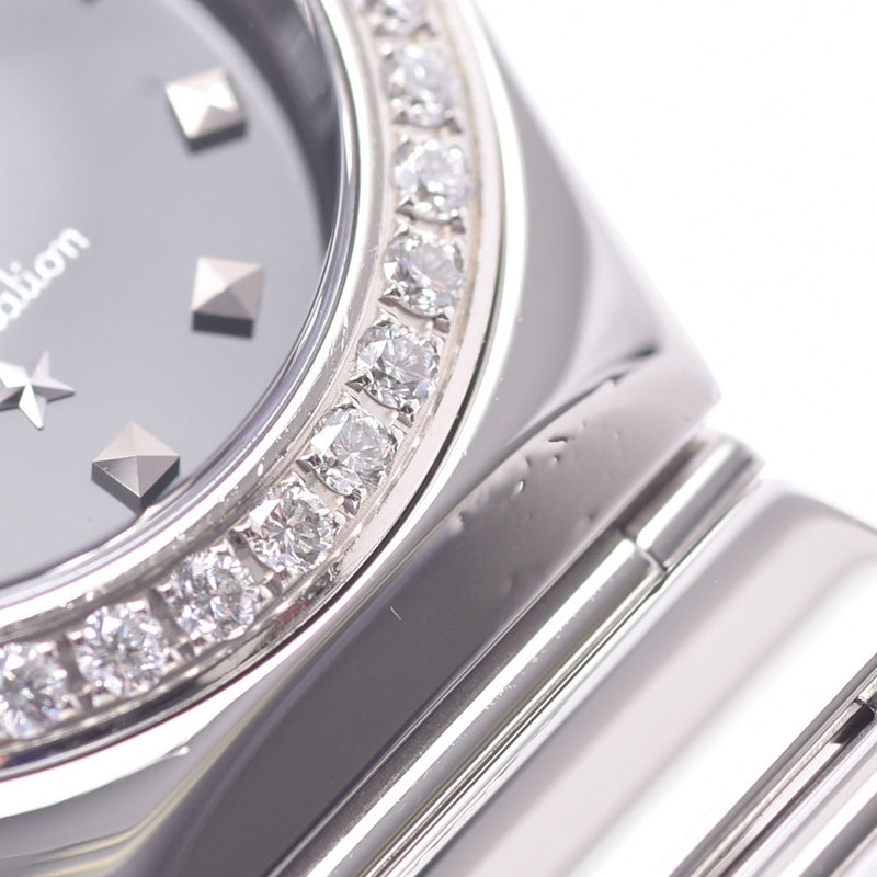 OMEGA オメガコンステレーションミニダイヤベゼル 1465.51 Lady's SS watch quartz lindera board A rank used silver storehouse