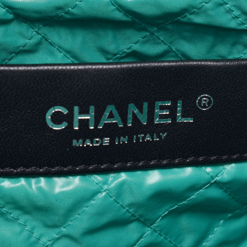 CHANEL Chanel Robot Black Unisex Tweed Leather Nylon Tote Bag Shindo Used Ginzo