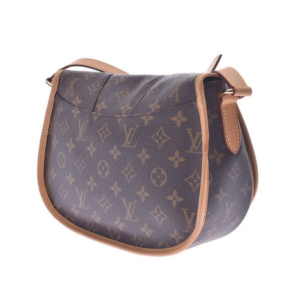 LOUIS VUITTON ルイヴィトンモノグラムメニルモンタン PM brown M40474 Lady's shoulder bag A rank used silver storehouse