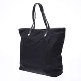 PRADA Prada scull black VA832T unisex nylon leather tote bag newly used goods silver storehouse