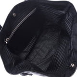 PRADA Prada scull black VA832T unisex nylon leather tote bag newly used goods silver storehouse