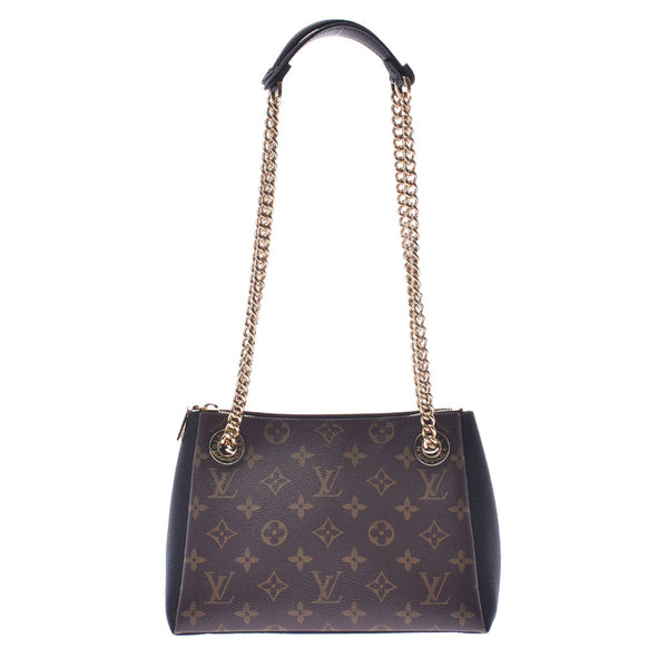 LOUIS VUITTON Louis Vuitton monogram Rennes BB ノワール M43775 Lady's shoulder bag newly used goods silver storehouse