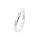 CARTIER Ballerina Wedding Ring 3P Diamond #47 No. 7 Ladies Pt950 Platinum Ring/Ring A Rank Used Ginzo