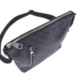 LOUIS VUITTON ルイヴィトンダミエグラフィットミック PM old model black / gray system N41211 men shoulder bag newly used goods silver storehouse