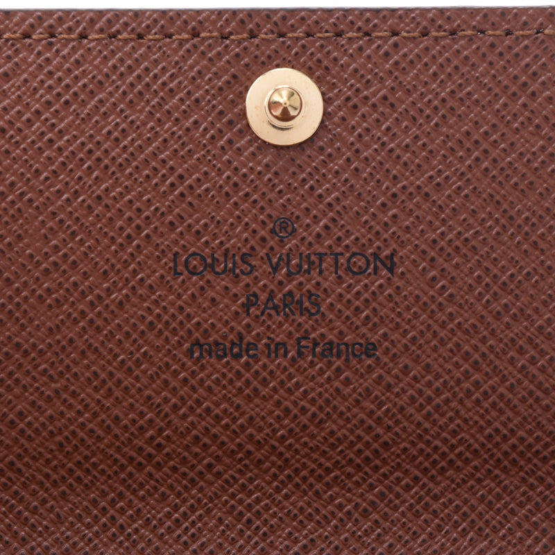 LOUIS VUITTON Louis Vuitton Monogram 6 Key Case Brown M62630 Unisex Key Case A Rank Used Ginzo