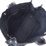 HERMES Fool tote PM black/gray unisex canvas tote bag B rank used Ginzo