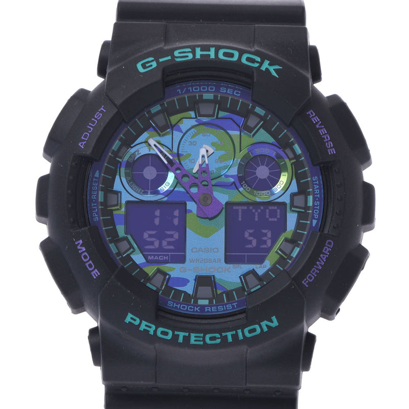 カシオG-SHOCK 黒/紫 メンズ 腕時計 GA-100BL CASIO 中古 – 銀蔵