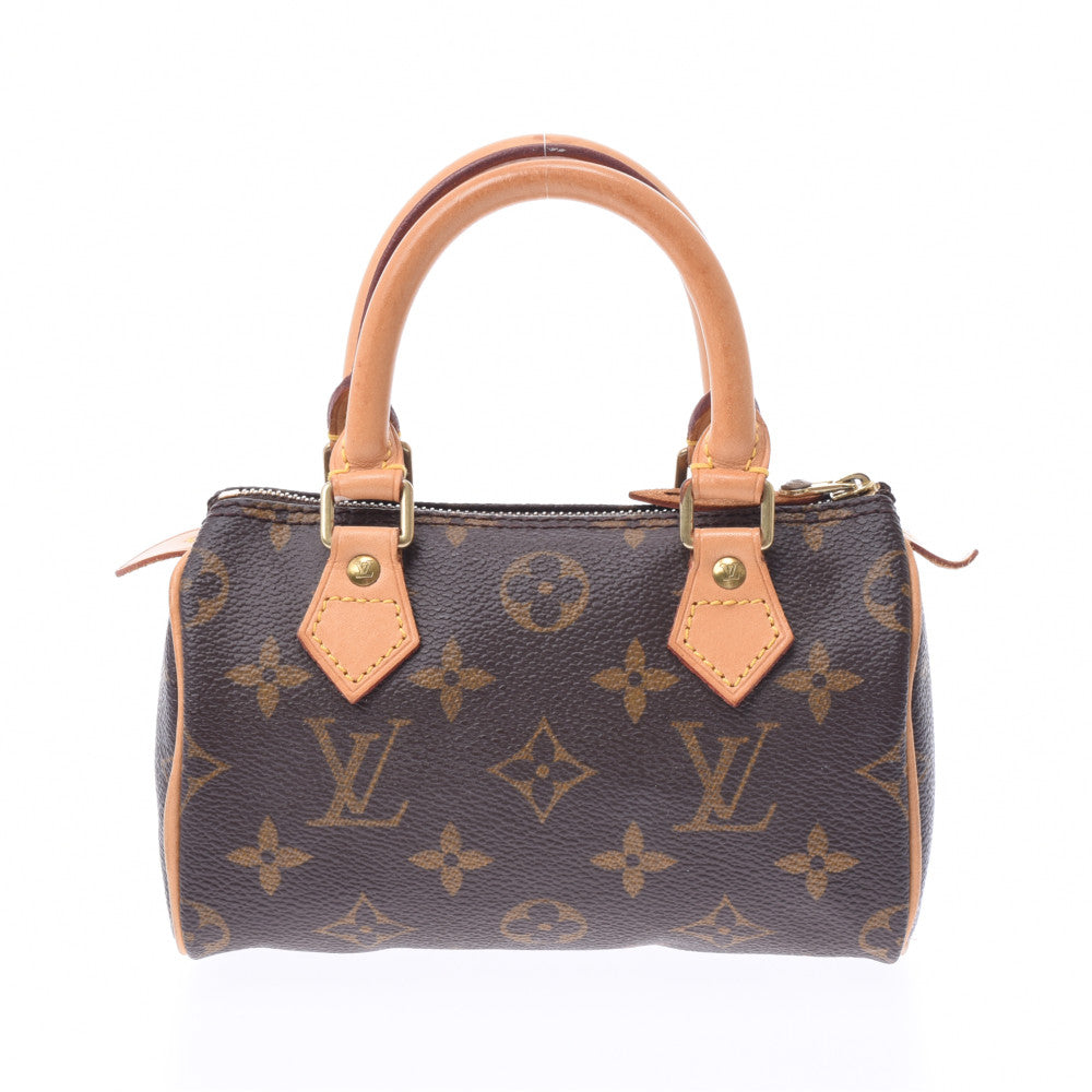 LOUIS VUITTON ルイヴィトン モノグラム ミニスピーディ ブラウン M41534 レディース ハンドバッグ ABランク 中古 バッグ -  Com