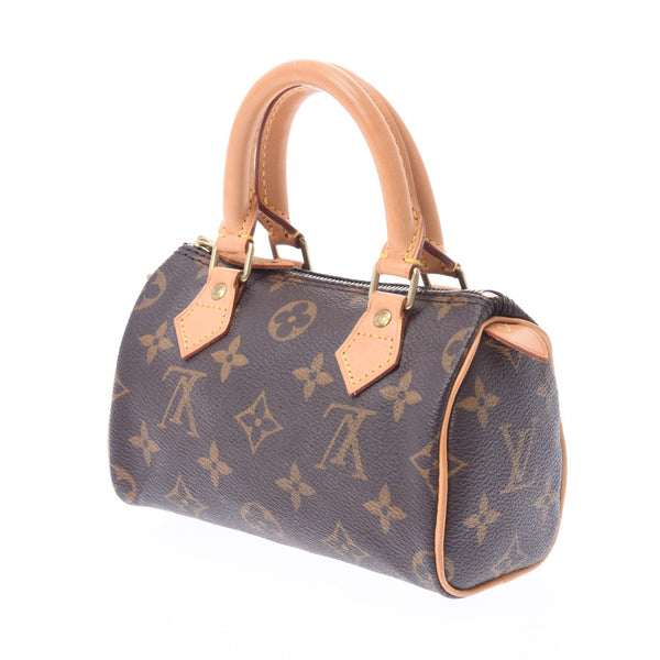 LOUIS VUITTON ルイヴィトン モノグラム ミニスピーディ ブラウン M41534 レディース ハンドバッグ ABランク 中古 銀蔵