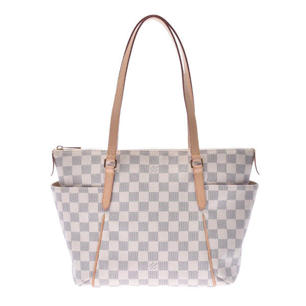 LOUIS VUITTON Ruiviton Damie, Azzle, PM, PM White N41280: Ladies, Tot, Bag, Bag A Rank, used in Ginzo.