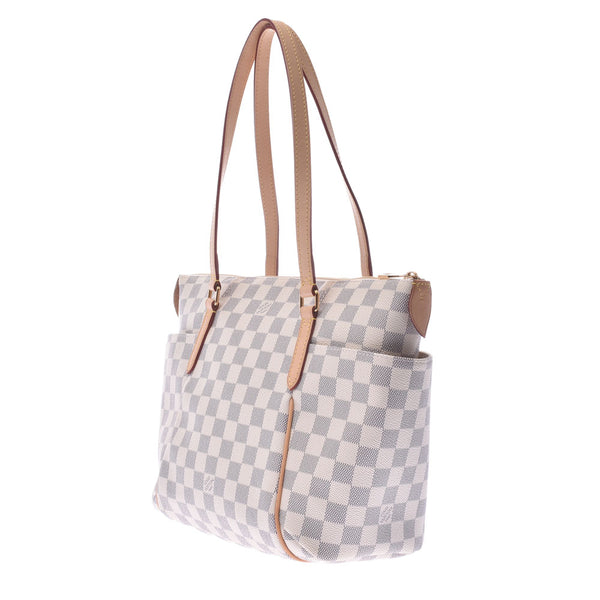 LOUIS VUITTON Ruiviton Damie, Azzle, PM, PM White N41280: Ladies, Tot, Bag, Bag A Rank, used in Ginzo.