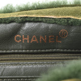 CHANEL Chanel green unisex mouton handbag B rank used silver storehouse