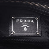 PRADA Prada one shoulder bag black silver metal fittings BR3795 Lady's calf semi-shoulder bag A rank used silver storehouse