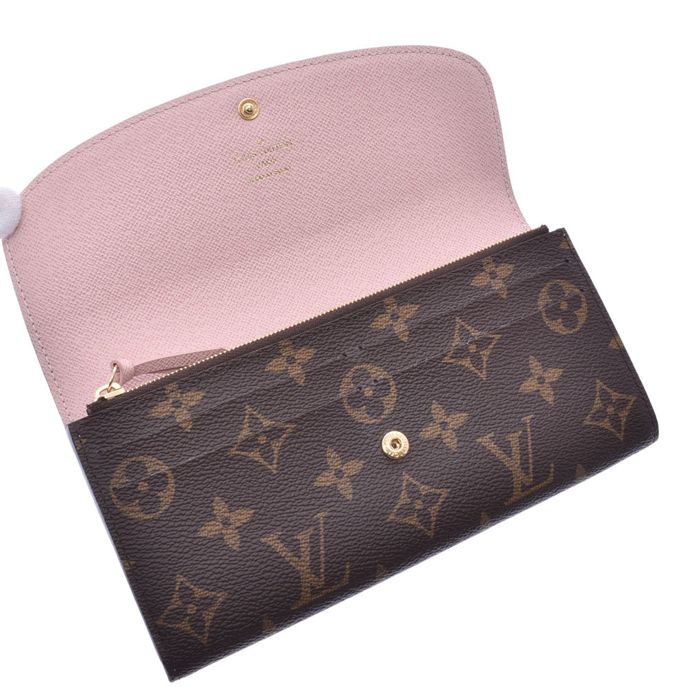 LOUIS VUITTON ポルトフォイユエミリー　ローズバレリーヌ　長財布 ルイヴィトンポルトフォイユエミリー 14145 ローズバレリーヌ