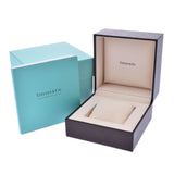 TIFFANY＆Co。蒂芙尼Atlas Z1300.11女士SS /皮革手表石英粉红色表盘二手的Ginzo