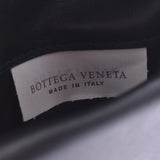 BOTTEGAVENETA ボッテガヴェネタ イントレチャート コンパクトウォレット 黒 ユニセックス レザー 二つ折り財布 Aランク 中古 銀蔵